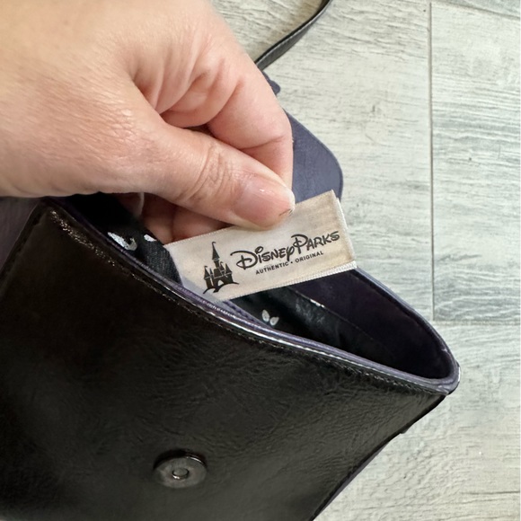 Disney Parks Haunted Mansion Bat Crossbody Purse - Picture 12 of 12